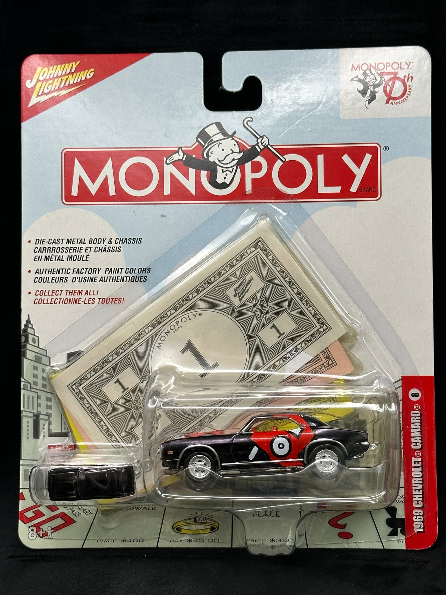 Johnny Lightning 1969 Chevrolet Camaro Monopoly